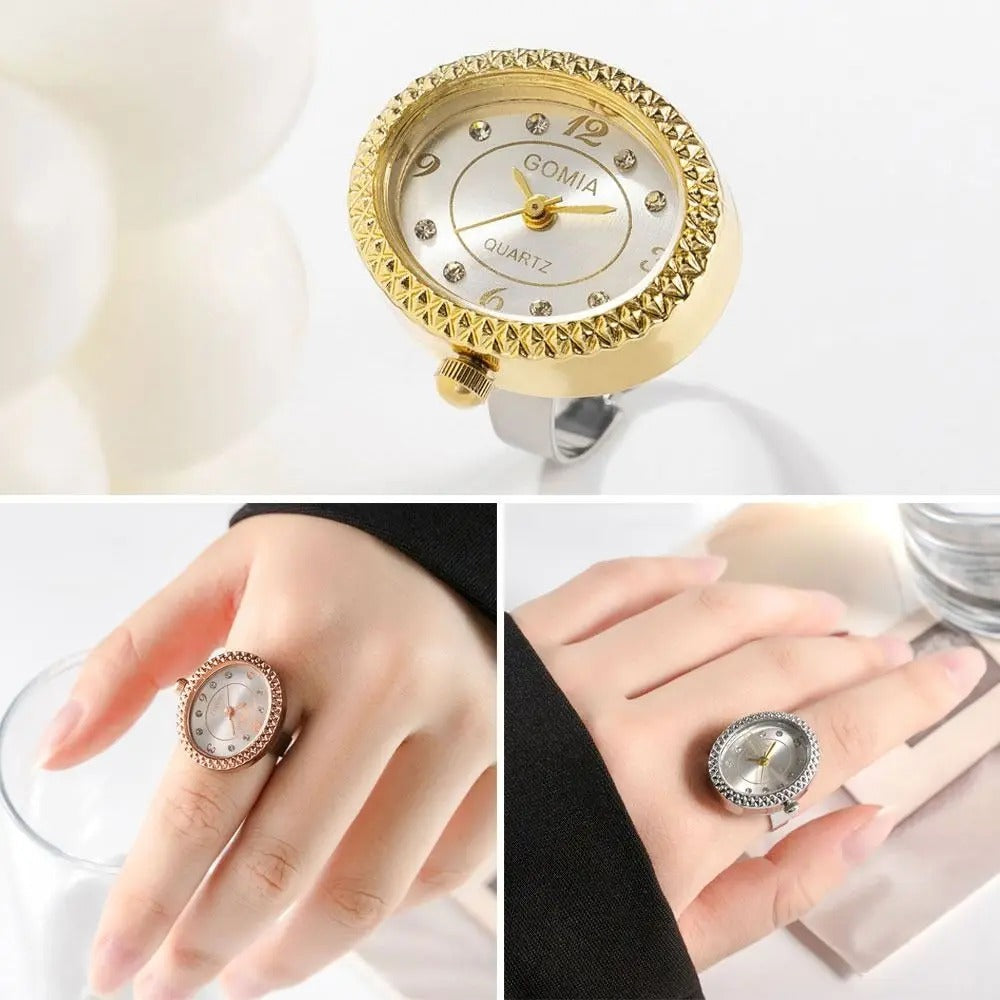 Ovale Ring/Fingeruhr "Orologio ovale no.410" - PITANI