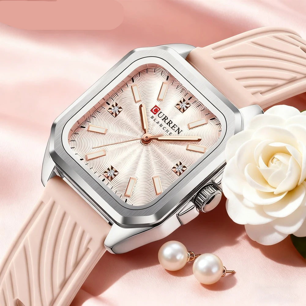 Elegante Quadratische Damen Quarzarmbanduhr – Wasserdichte-Armbanduhr no.3272 - PITANI