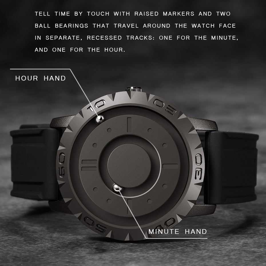 Magnetische Edelstahl Armbanduhr Insolito
