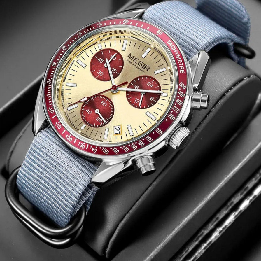 Stoff Armbanduhr "Cinturino Intrecciato Impermeabile no.4157" - PITANI
