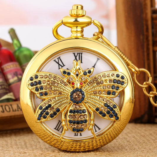 Bienen Optik Taschenuhr „Orologi con api a metà no.621" - PITANI