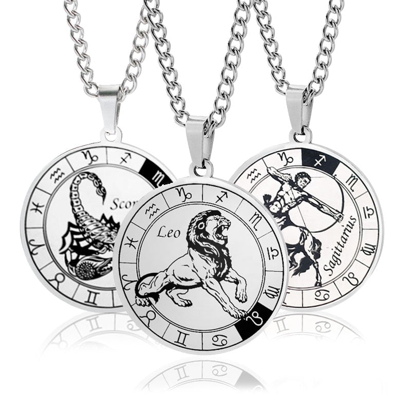 Horoskop Edelstahl Halskette "Oroscopo" - PITANI