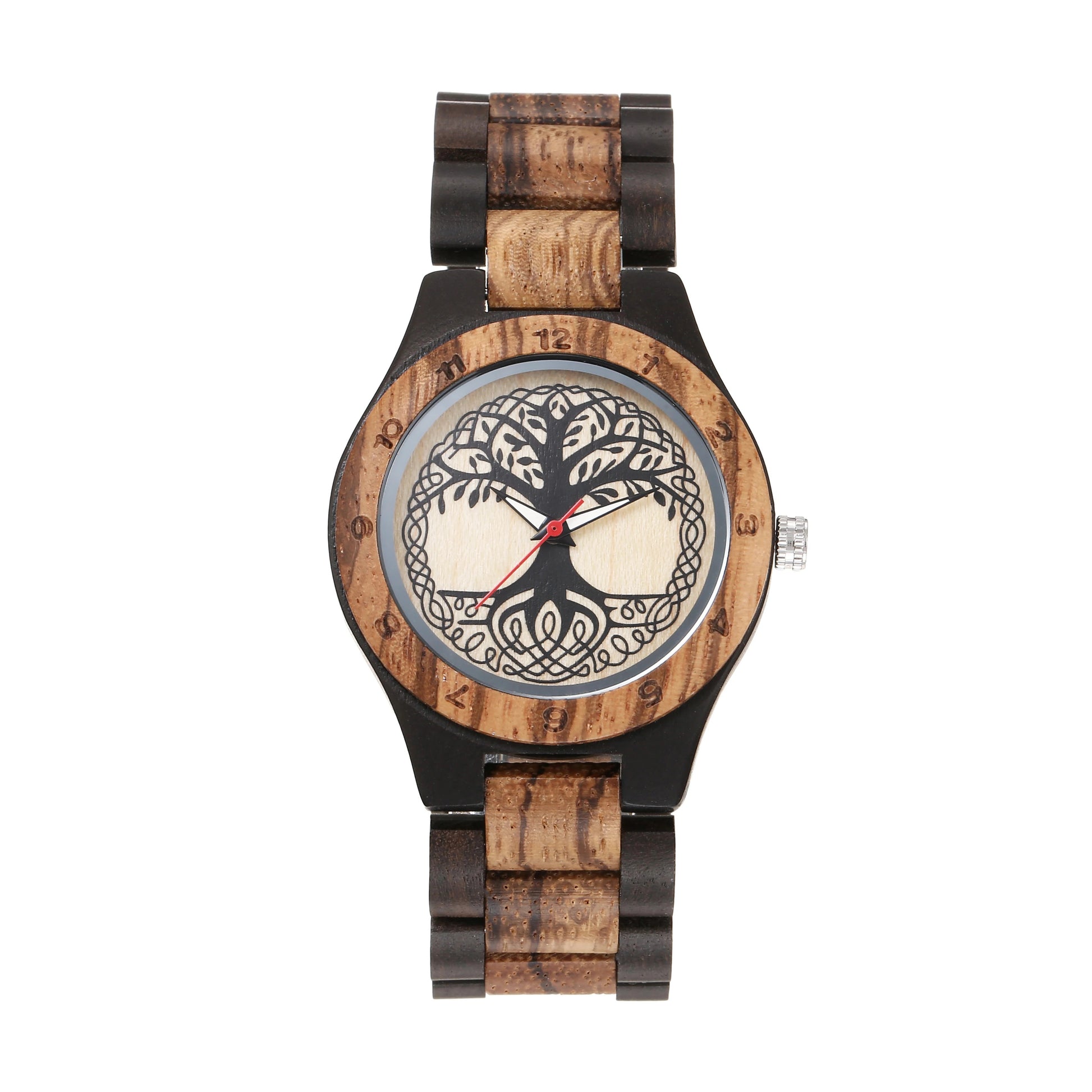 Holz mit Baummotiv Armbanduhr "Retro Semplice Unico no.805" - PITANI