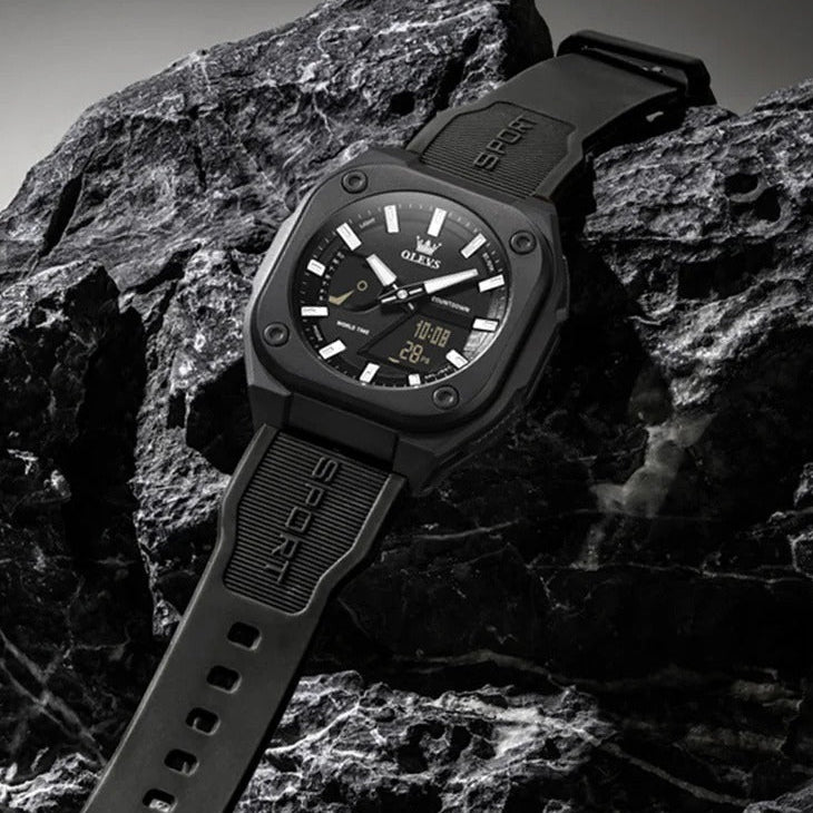 Multifunktionale Herren Digital-Sportuhr – Wasserdichte Armbanduhr – no. 5387 - PITANI