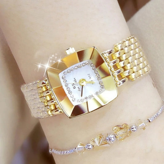 Edelstahl Armbanduhr "Orologio In Oro Con Diamanti no.3135" - PITANI