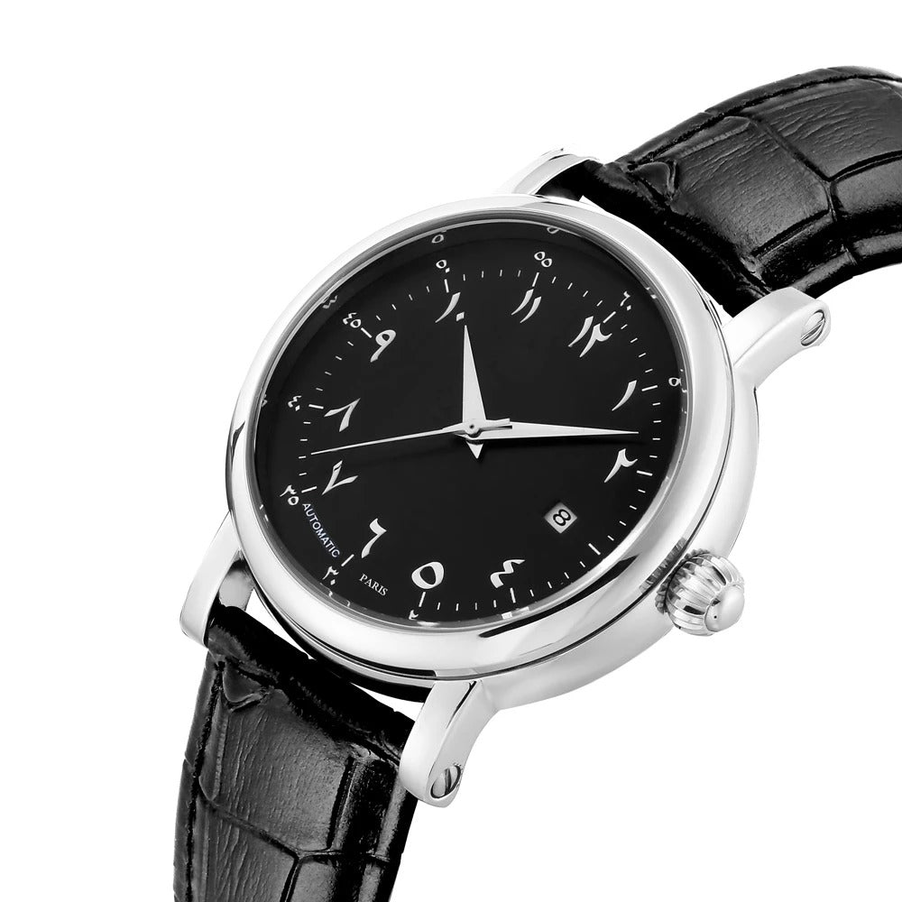 Leder Automatik Armbanduhr "Arabo In Maiuscolo no.856" - PITANI