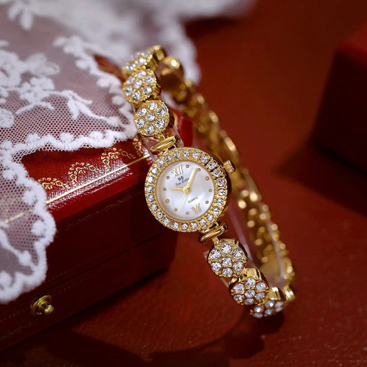 Edelstahl Glitzer Armbanduhr "Catena Per Orologio Squisita no.3169" - PITANI