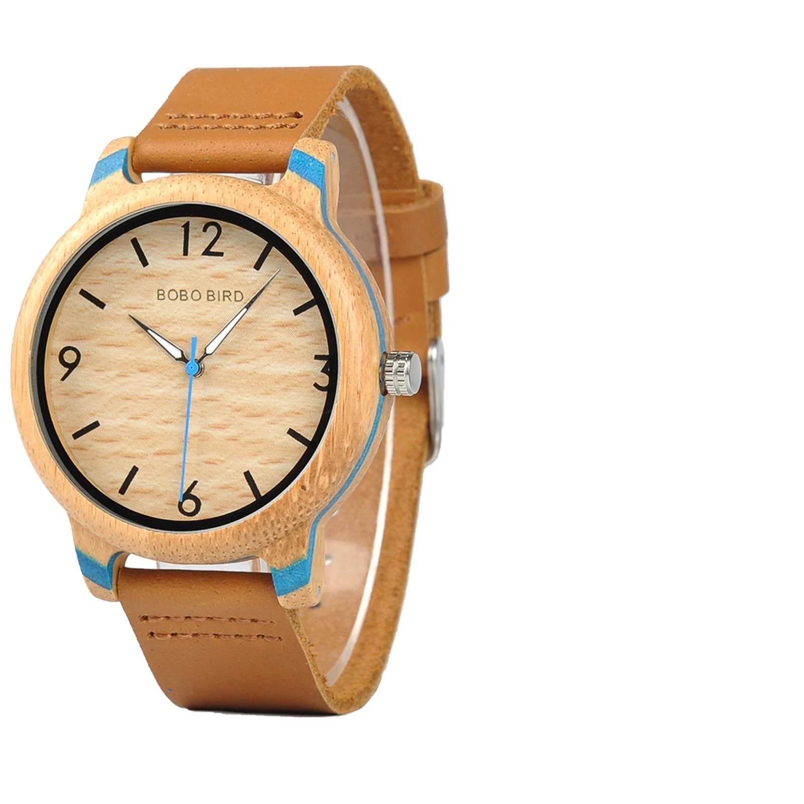 Marmoroptik mit Holz Lünette Armbanduhr "Orologio Da Uomo belle no.3100" - PITANI