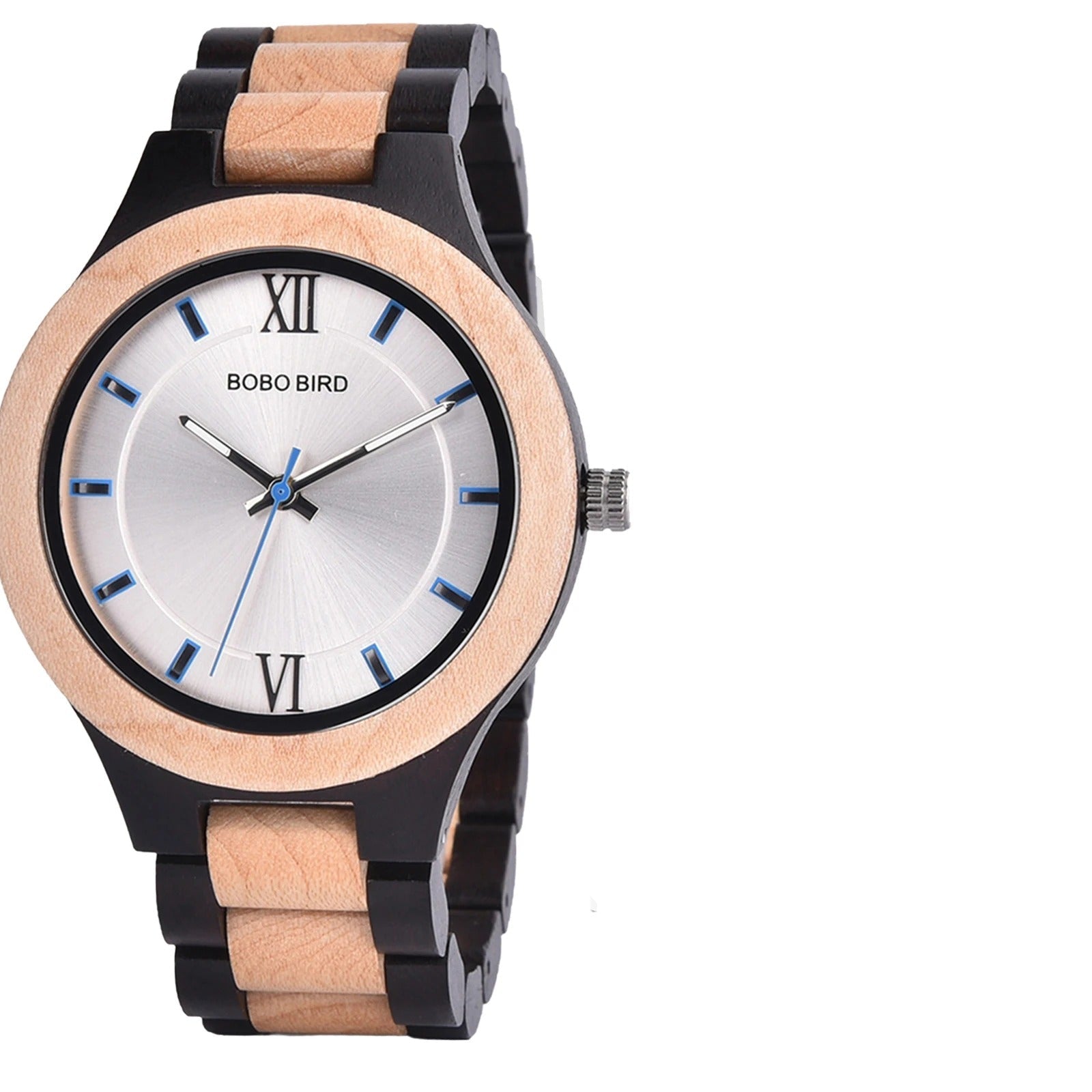 Marmoroptik mit Holz Lünette Armbanduhr "Orologio Da Uomo belle no.3100" - PITANI