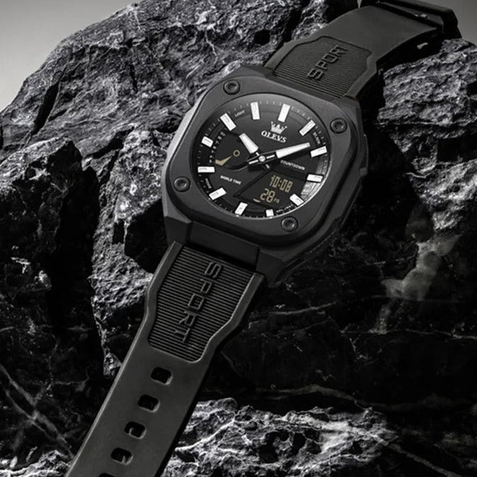 Multifunktionale Herren Digital-Sportuhr – Wasserdichte Armbanduhr – no. 5387 - PITANI