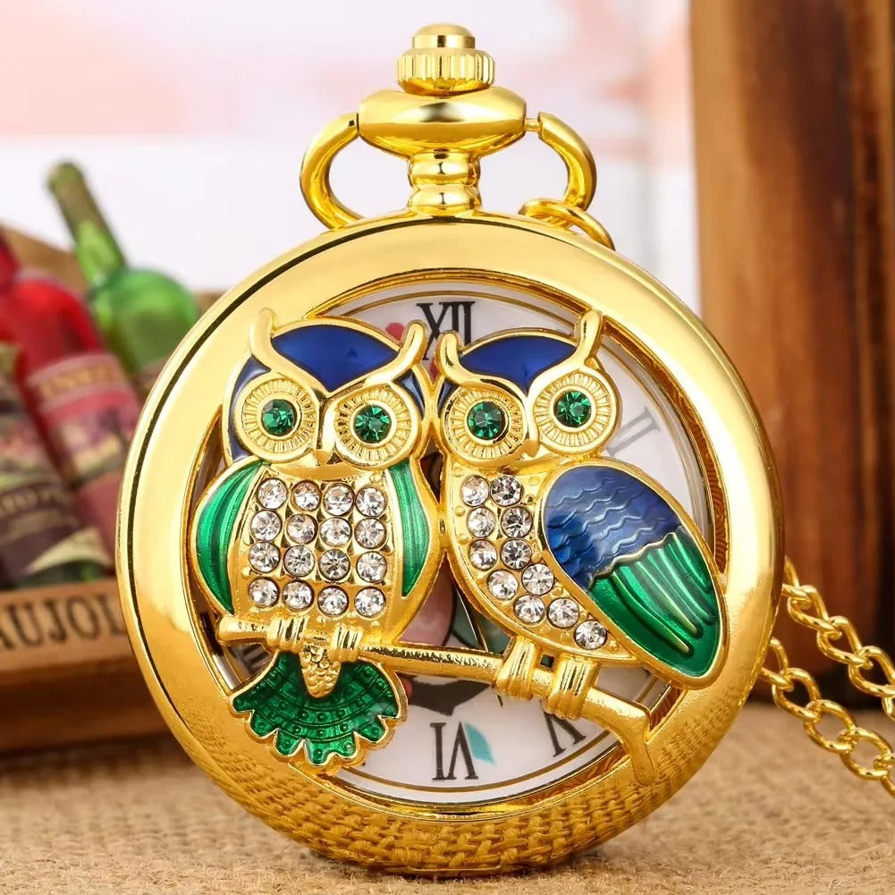 Eulen Optik Taschenuhr „Belle Orologio Retrò no.620" - PITANI