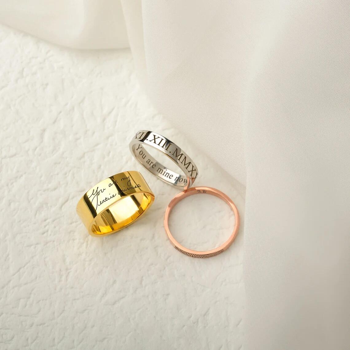 Personalisierter Edelstahl Ring "Unisex" - PITANI