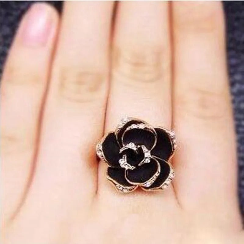 Größenverstellbarer Ring "Apertura Del Fiore Di Rosa no.111" - PITANI