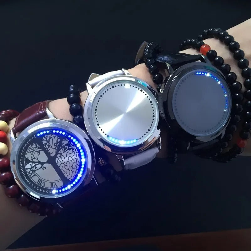 Led Leder Armbanduhr "Orologio Albero no.814" - PITANI