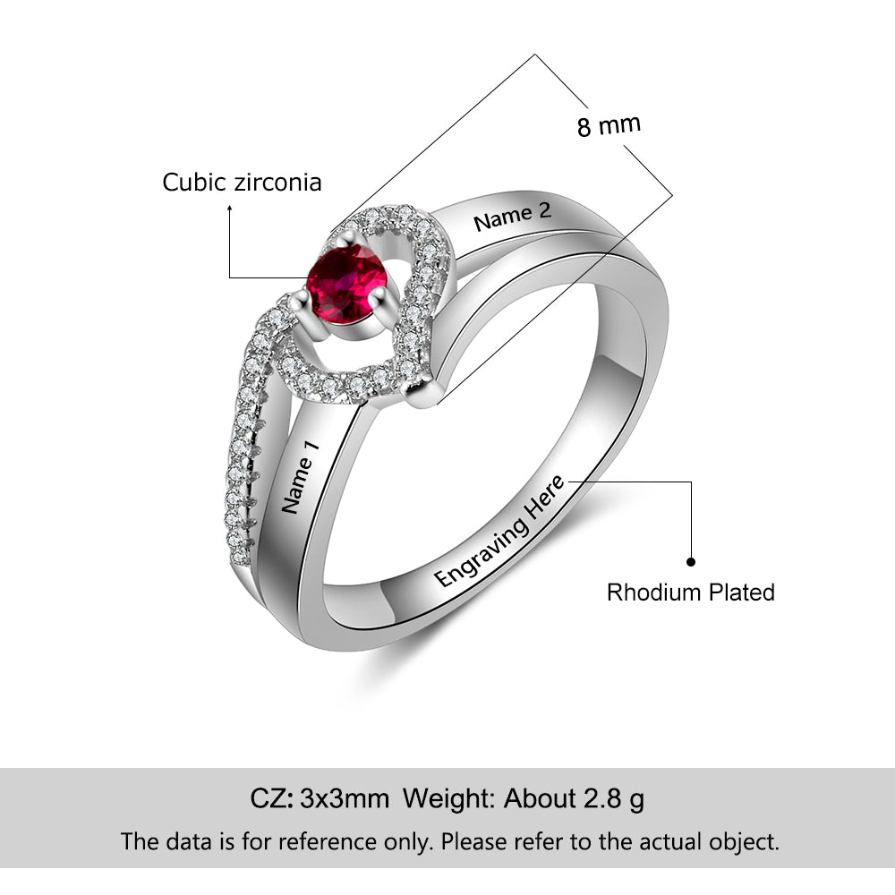 Personalisierter Edelstahl Ring "Amore" - PITANI