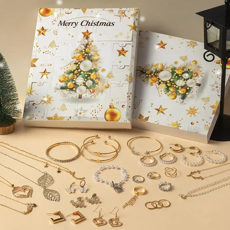 Befüllter Schmuck Mystery Adventskalender „Anelli Con Orecchini A Calendario no.305“ - PITANI