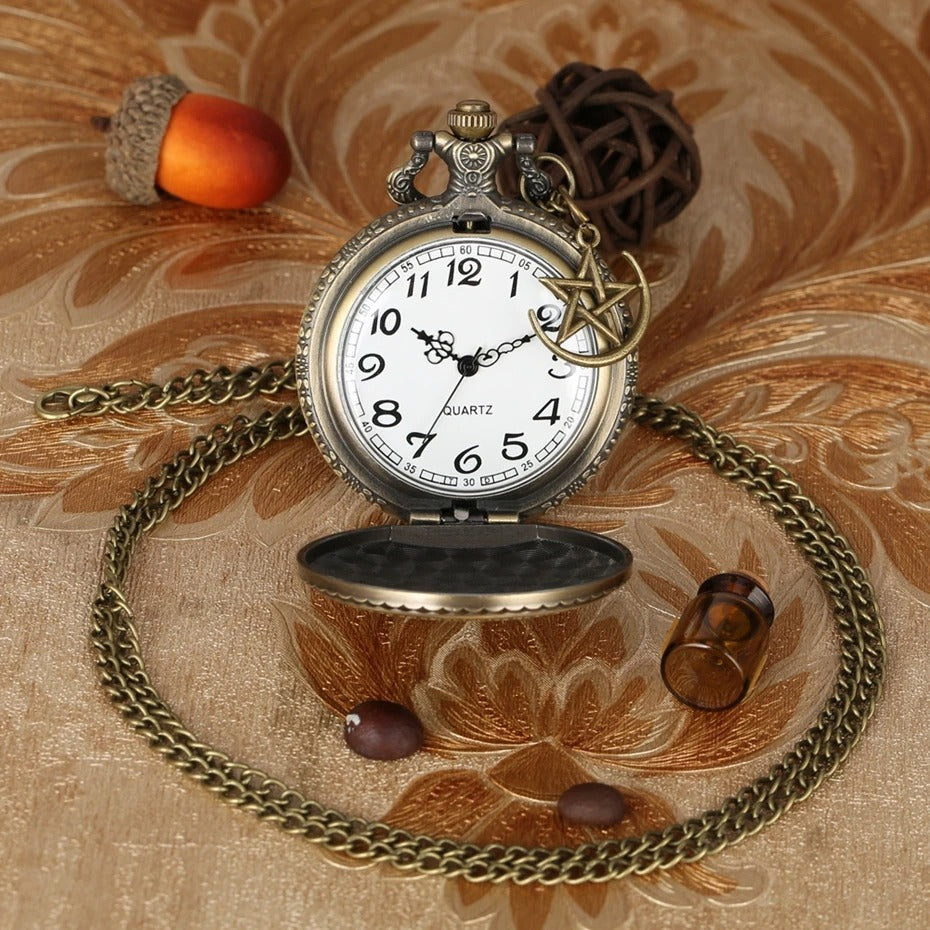 Türkei Mond & Stern Optik Taschenuhr „Stella della luna no.617" - PITANI