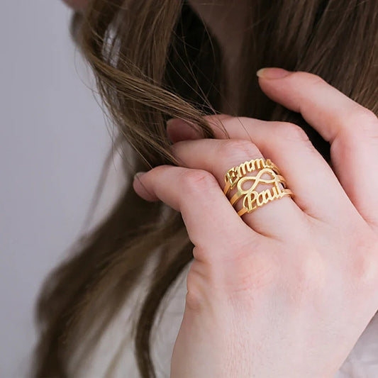Personalisierter Edelstahl Ring "San Valentino"