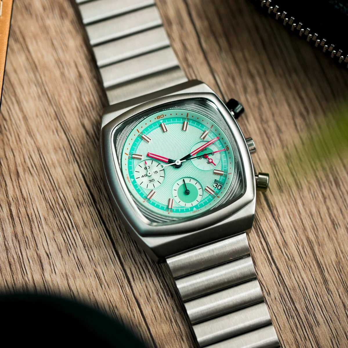 Elegante Eckige Chronograph-Look Damen Armbanduhr – Wasserdichte Armbanduhr no.3275 - PITANI
