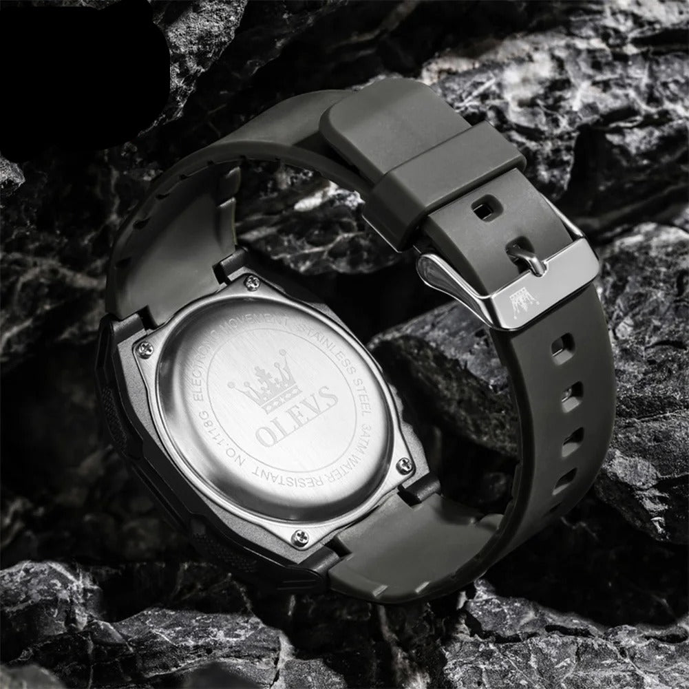 Multifunktionale Herren Digital-Sportuhr – Wasserdichte Armbanduhr – no. 5387 - PITANI