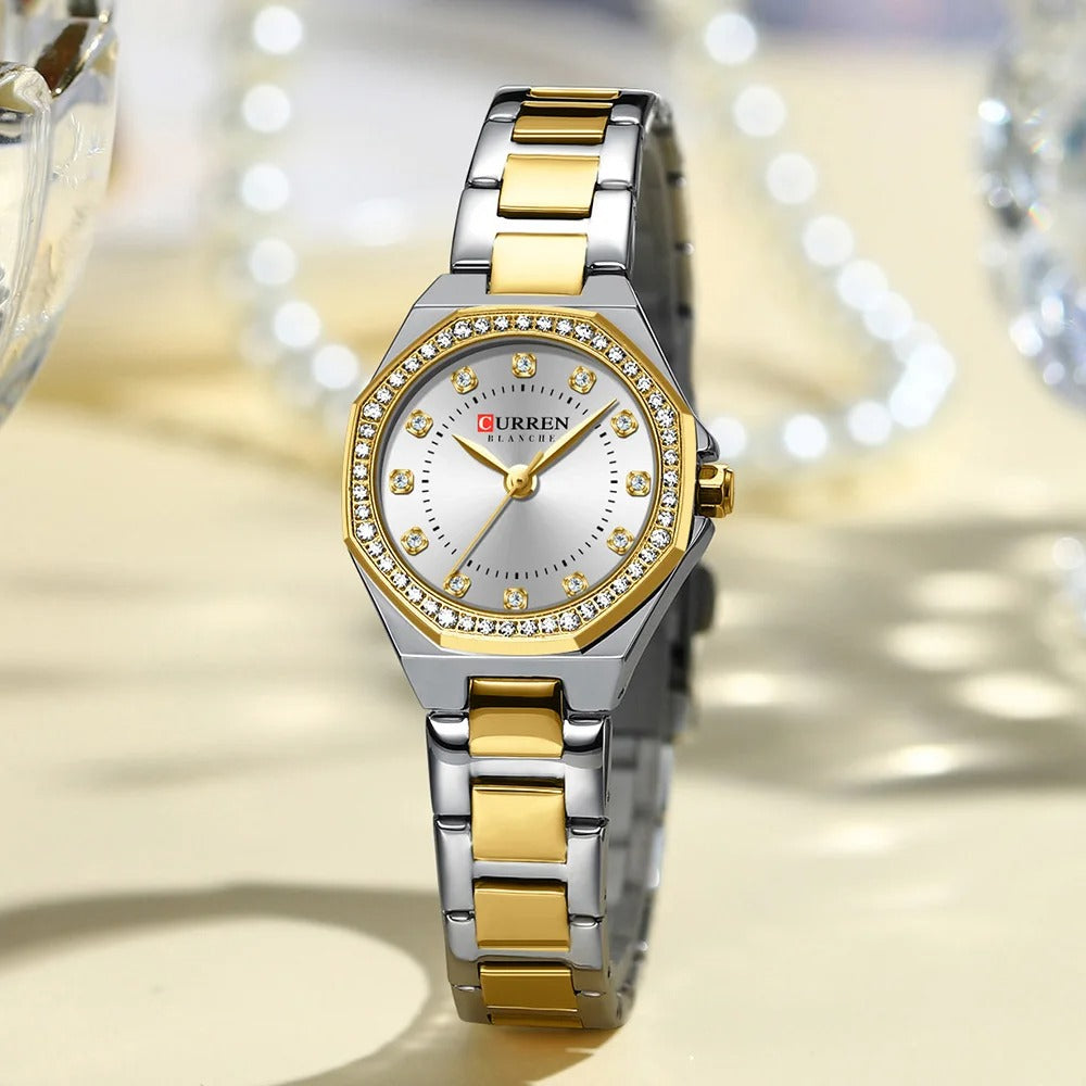 Elegante Achteckige Damen Quarzarmbanduhr – Wasserdichte Armbanduhr no.3273 - PITANI