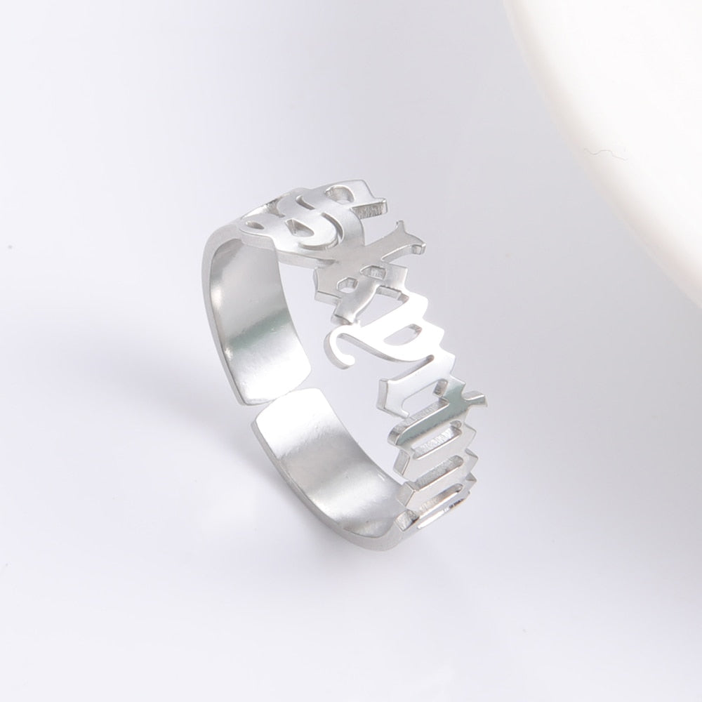 Personalisierter Edelstahl Ring "Amicizia" - PITANI