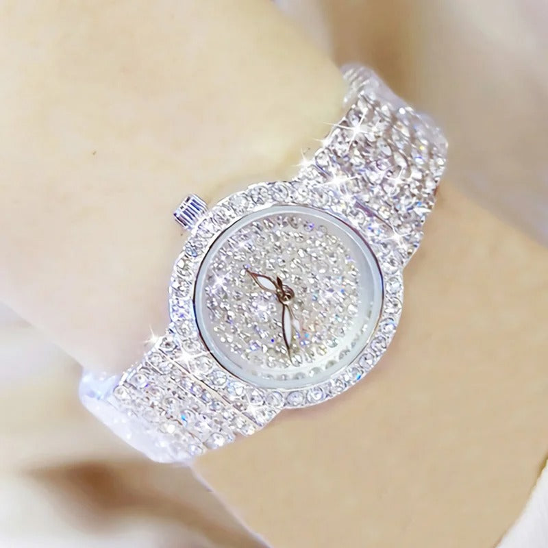 Edelstahl Armbanduhr in Kristalloptik "Orologio Da Donna belle no.3116" - PITANI