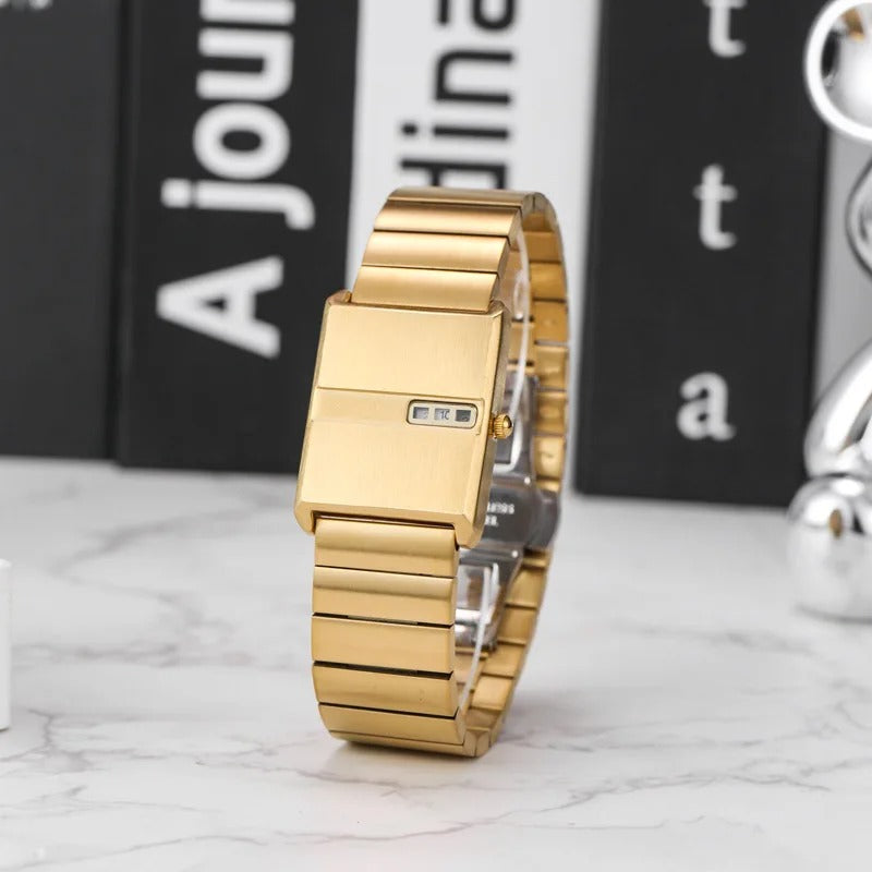 Edelstahl Armbanduhr im Retro Design "Design retrò semplice no.3201" - PITANI