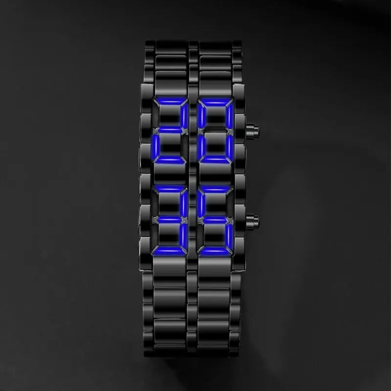 LED Edelstahl Armbanduhr "Ledoglio no.815" - PITANI