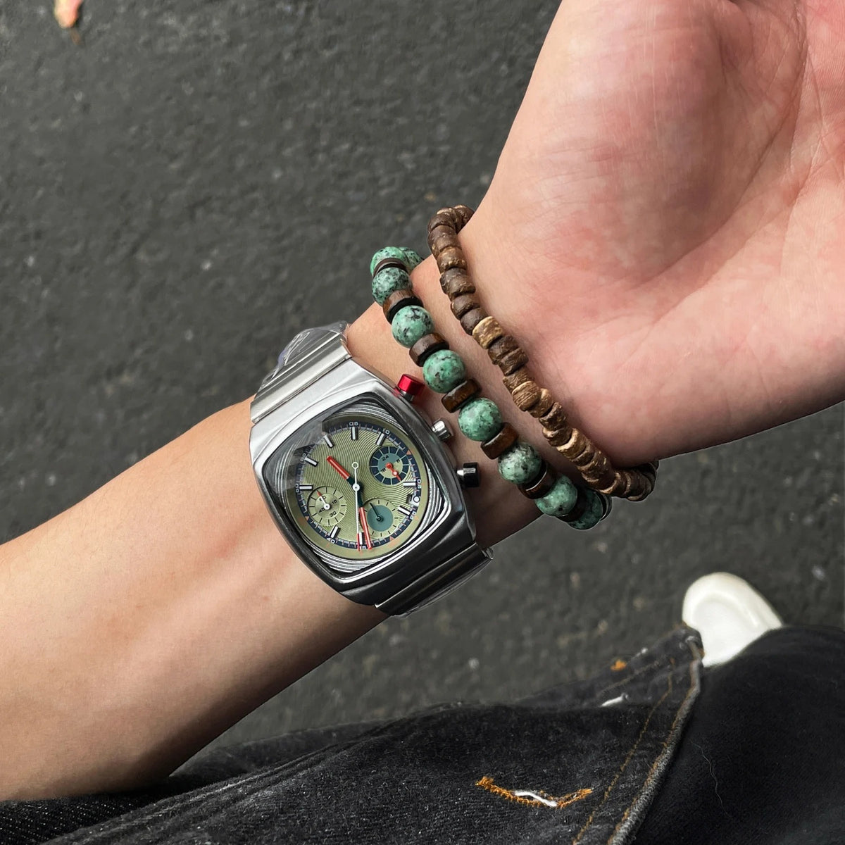 Elegante Eckige Chronograph-Look Damen Armbanduhr – Wasserdichte Armbanduhr no.3275 - PITANI