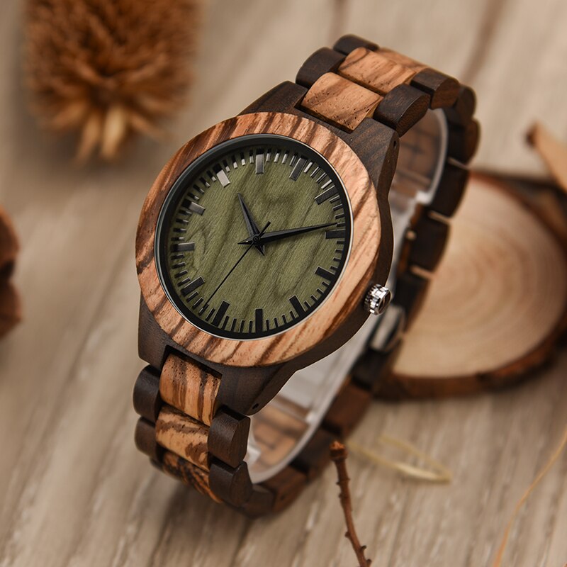 Holz Armbanduhr