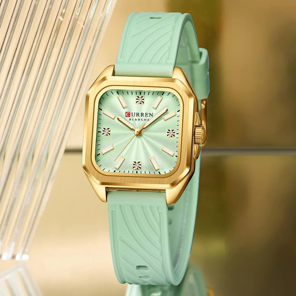 Elegante Quadratische Damen Quarzarmbanduhr – Wasserdichte-Armbanduhr no.3272 - PITANI