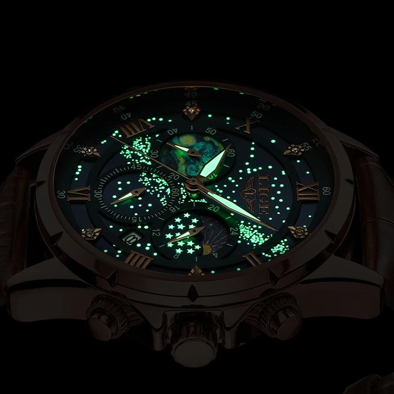 Leder Armbanduhr "Orologio bella Mondo no.828" - PITANI