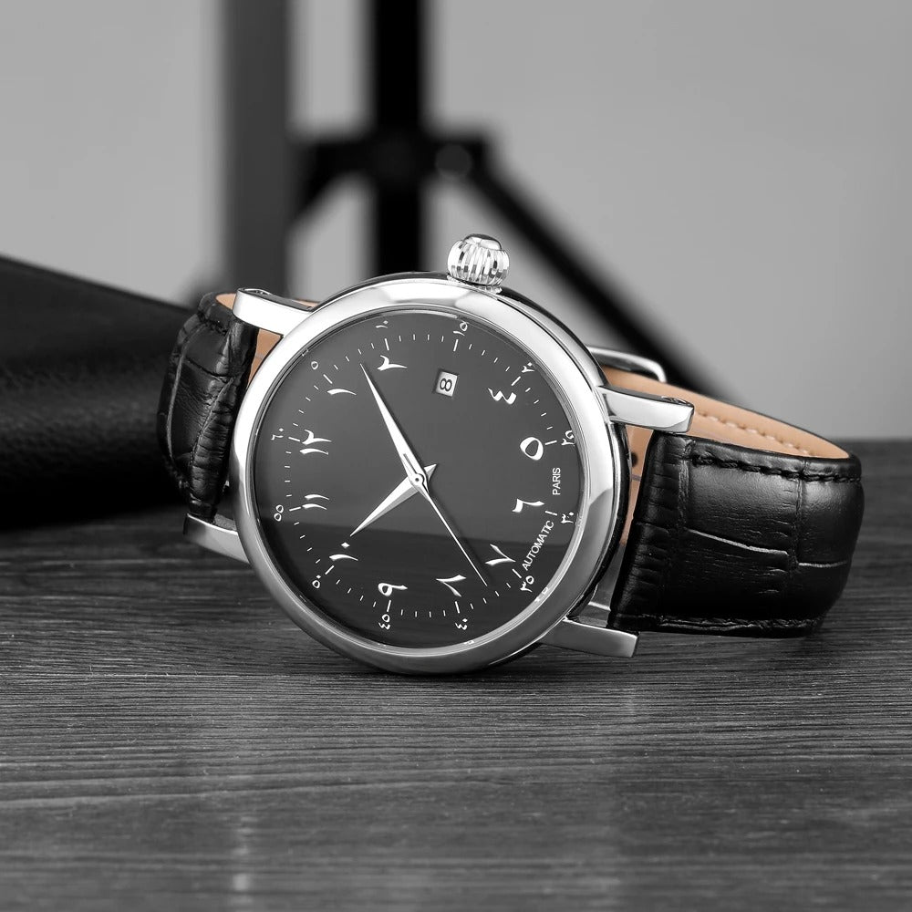 Leder Automatik Armbanduhr "Arabo In Maiuscolo no.856" - PITANI