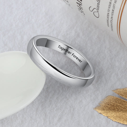 Personalisierter Edelstahl Ring "Stile"