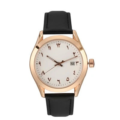 Leder Armbanduhr mit arabischen Zahlen "Numeri Orologi Uomo no.3187" - PITANI