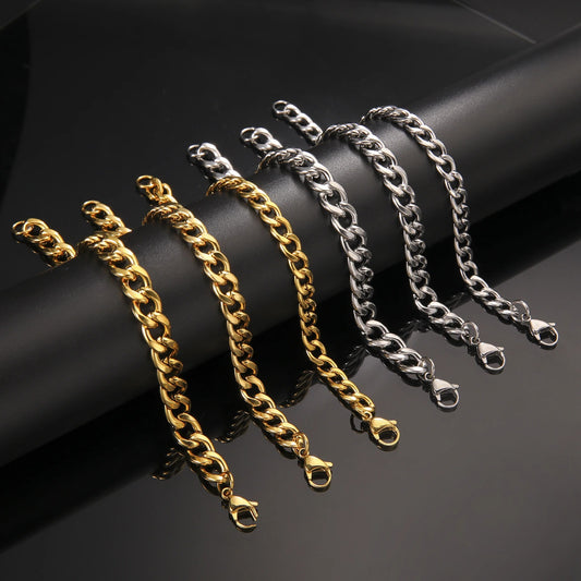 Edelstahl Armband in Silber oder Gold "Bracciale minimalista no.5203" - PITANI