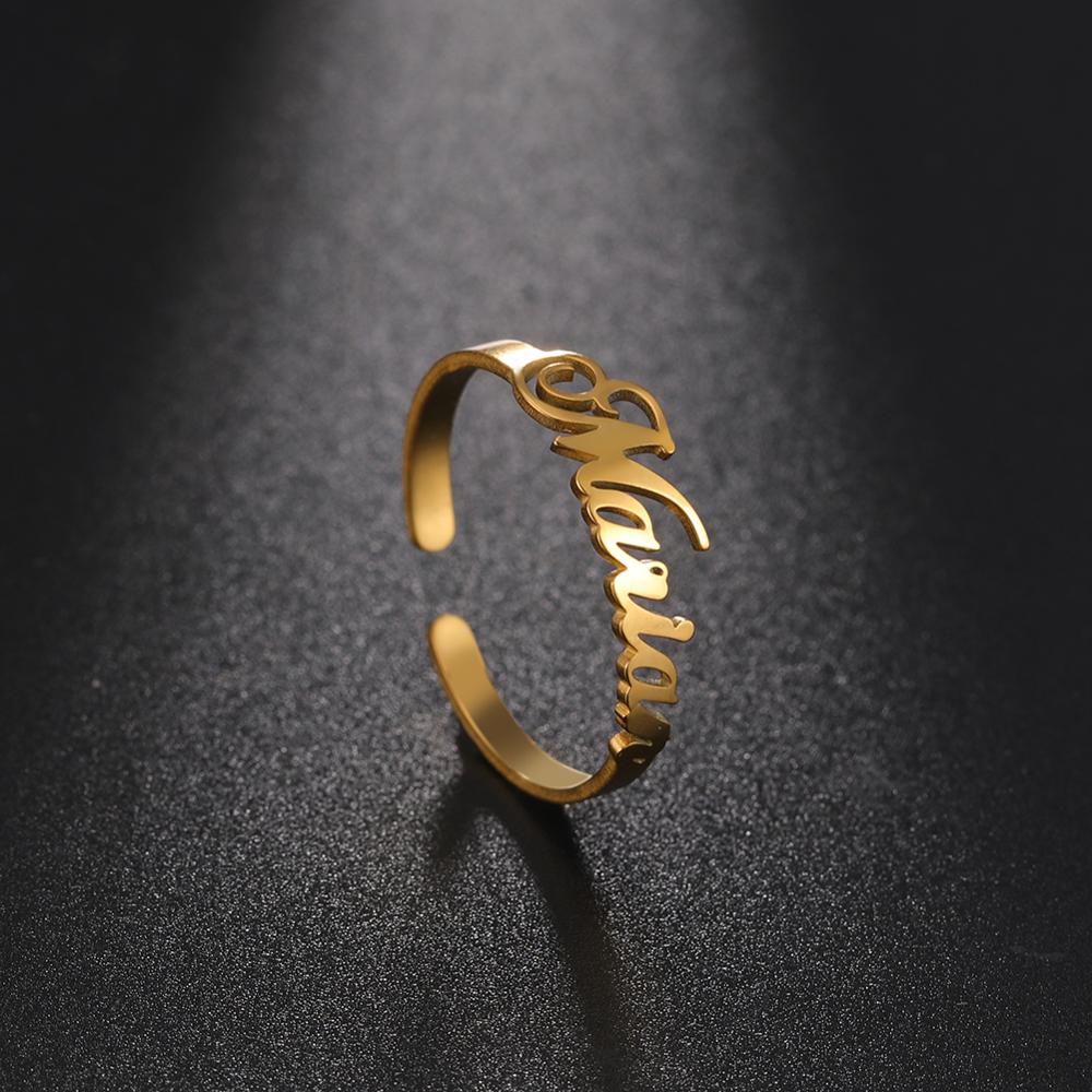 Personalisierter Edelstahl Ring "Acciaio" - PITANI