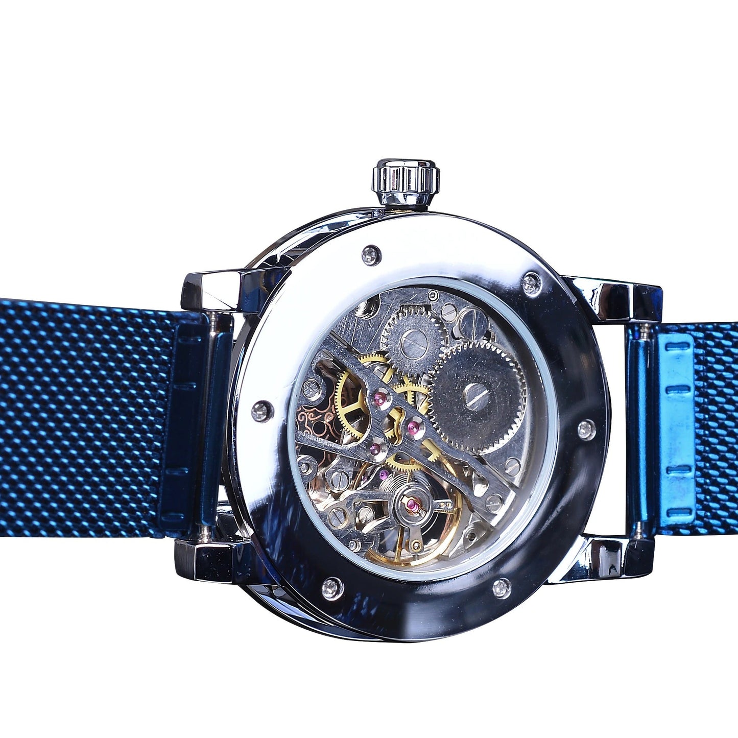 Automatik Mesh Armbanduhr "Orologio Scheletrato Meccanico no.263" - PITANI