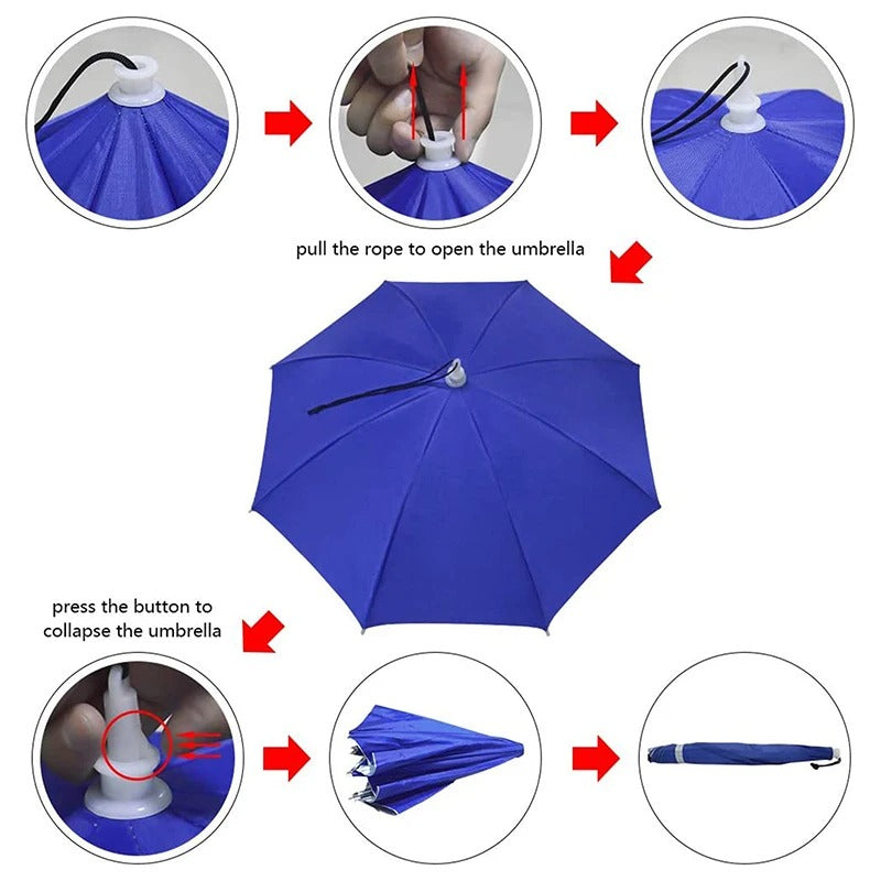 Premium Kopf Regenschirm "Cappello" - PITANI
