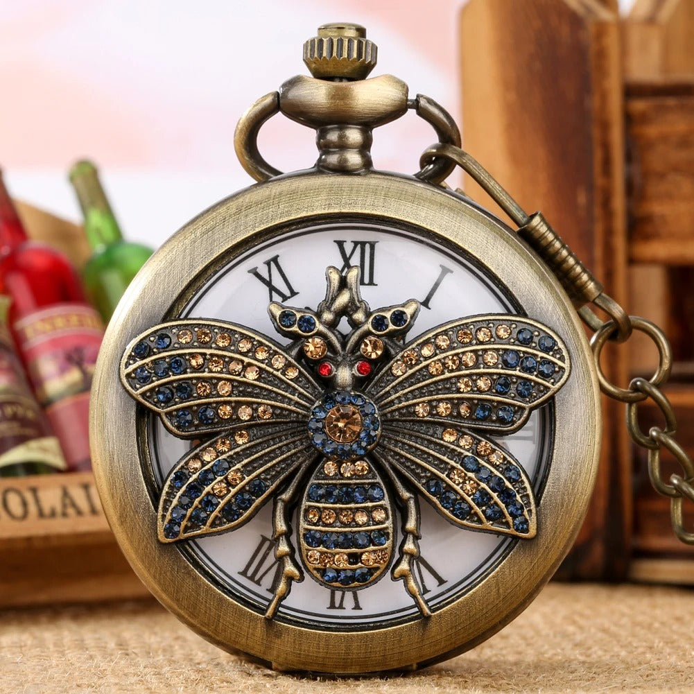 Bienen Optik Taschenuhr „Orologi con api a metà no.621" - PITANI