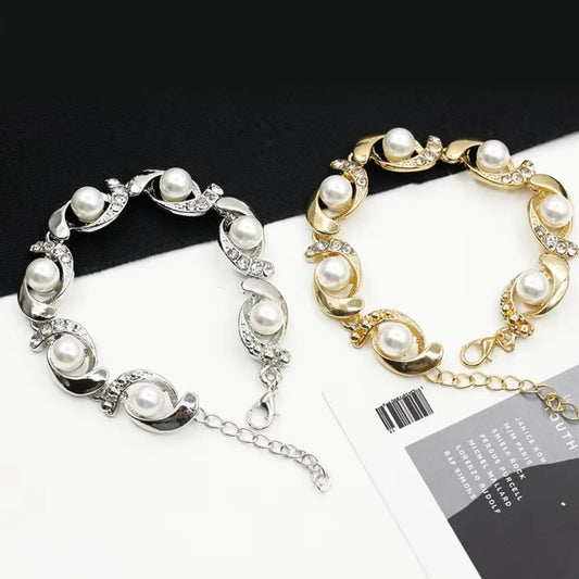 Edelstahl Perlen Armband "Perla Imitazione no.5224" - PITANI