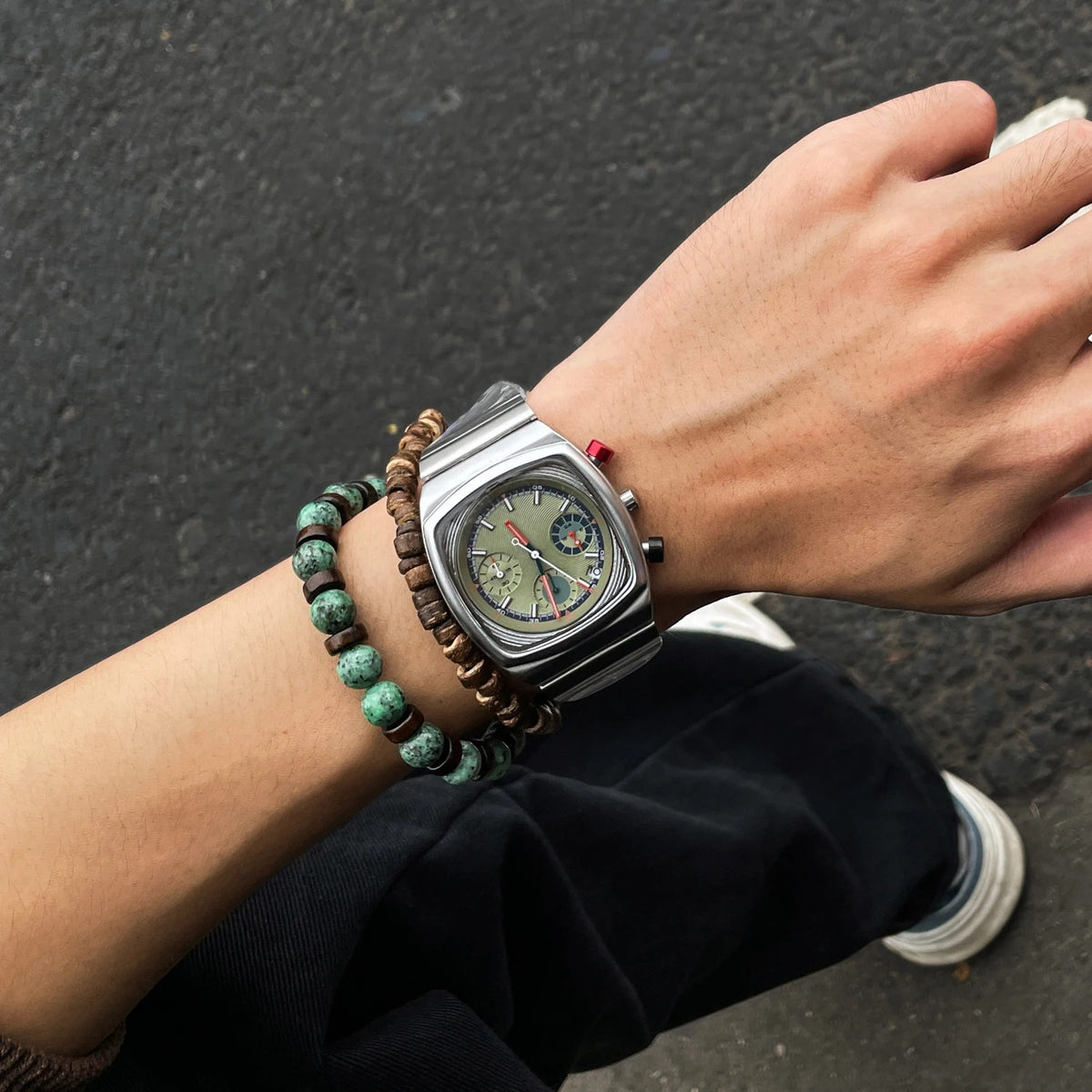 Elegante Eckige Chronograph-Look Damen Armbanduhr – Wasserdichte Armbanduhr no.3275 - PITANI