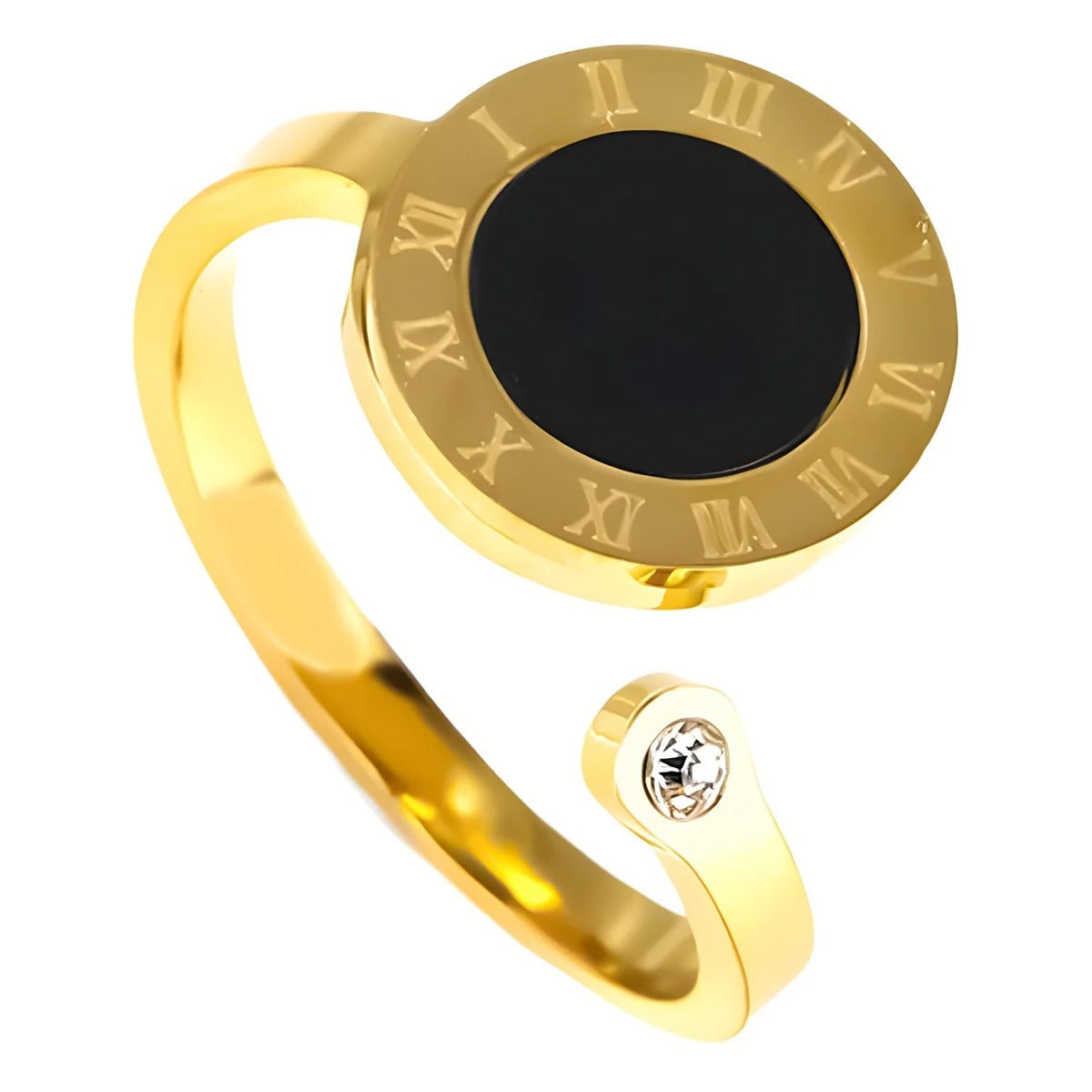 Größenverstellbarer Ring "Numeri Romani in Acciaio no.964" - PITANI