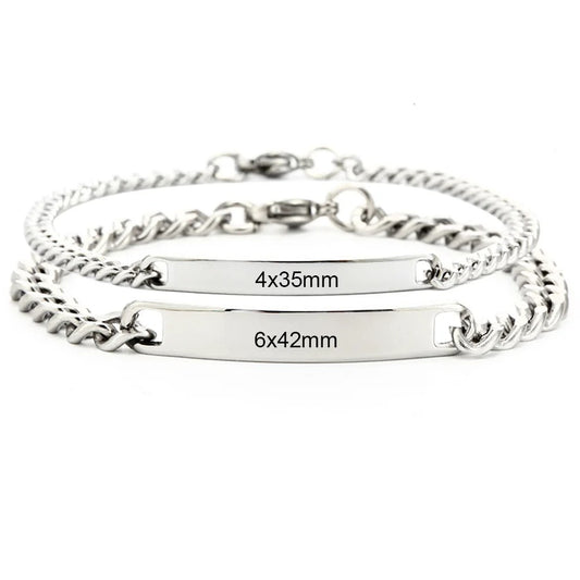 Personalisiertes Edelstahl Armband "Incidere Acciaio Inossidabile no.218" - PITANI