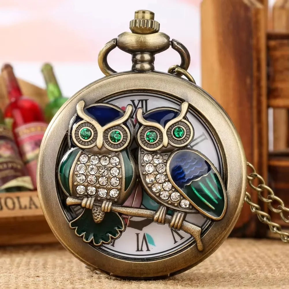 Eulen Optik Taschenuhr „Belle Orologio Retrò no.620" - PITANI