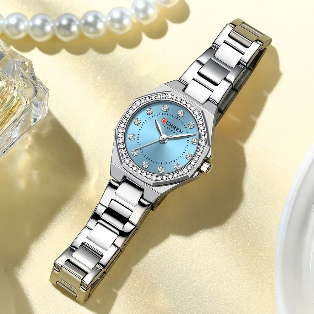 Elegante Achteckige Damen Quarzarmbanduhr – Wasserdichte Armbanduhr no.3273 - PITANI