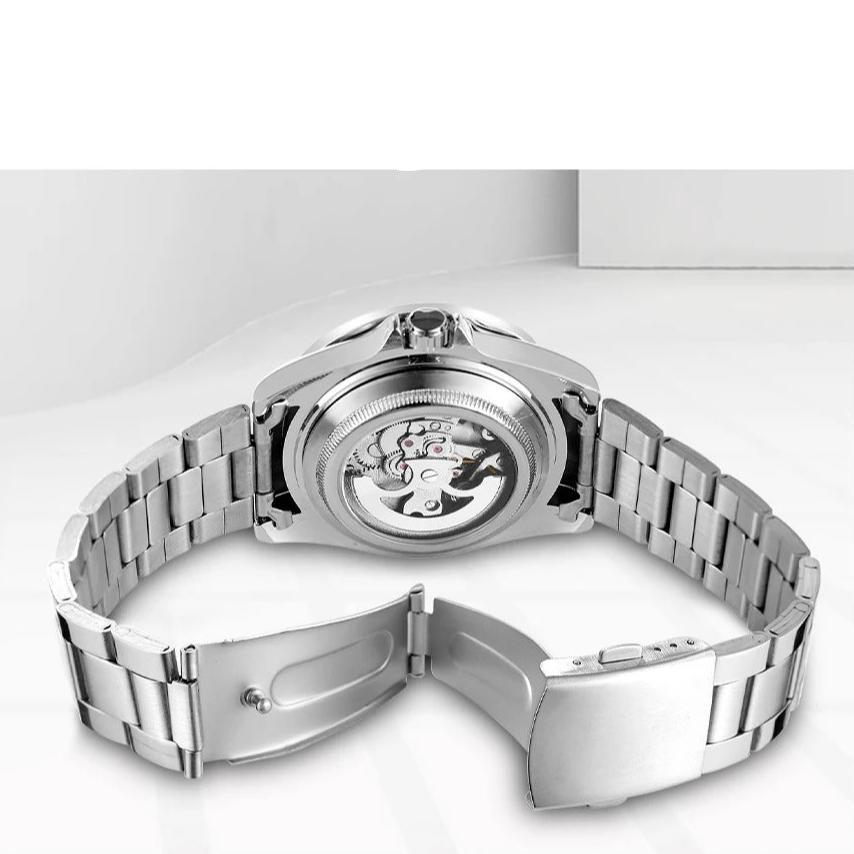 Edelstahl Automatik Armbanduhr "Movimento Automatico belle Colore no.416" - PITANI