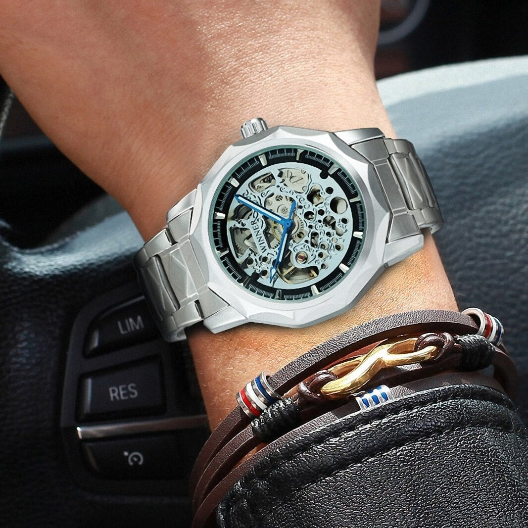 Edelstahl Automatik Armbanduhr "Vincitore no.424" - PITANI