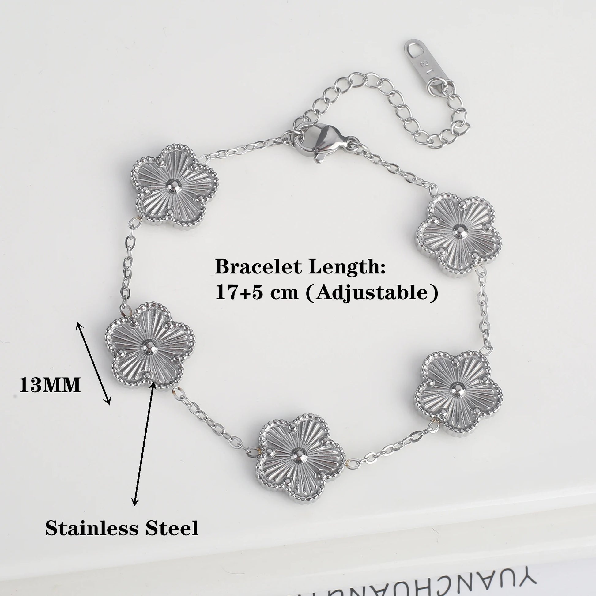 Edelstahl Armband "Braccialetto di fiori no.250" - PITANI